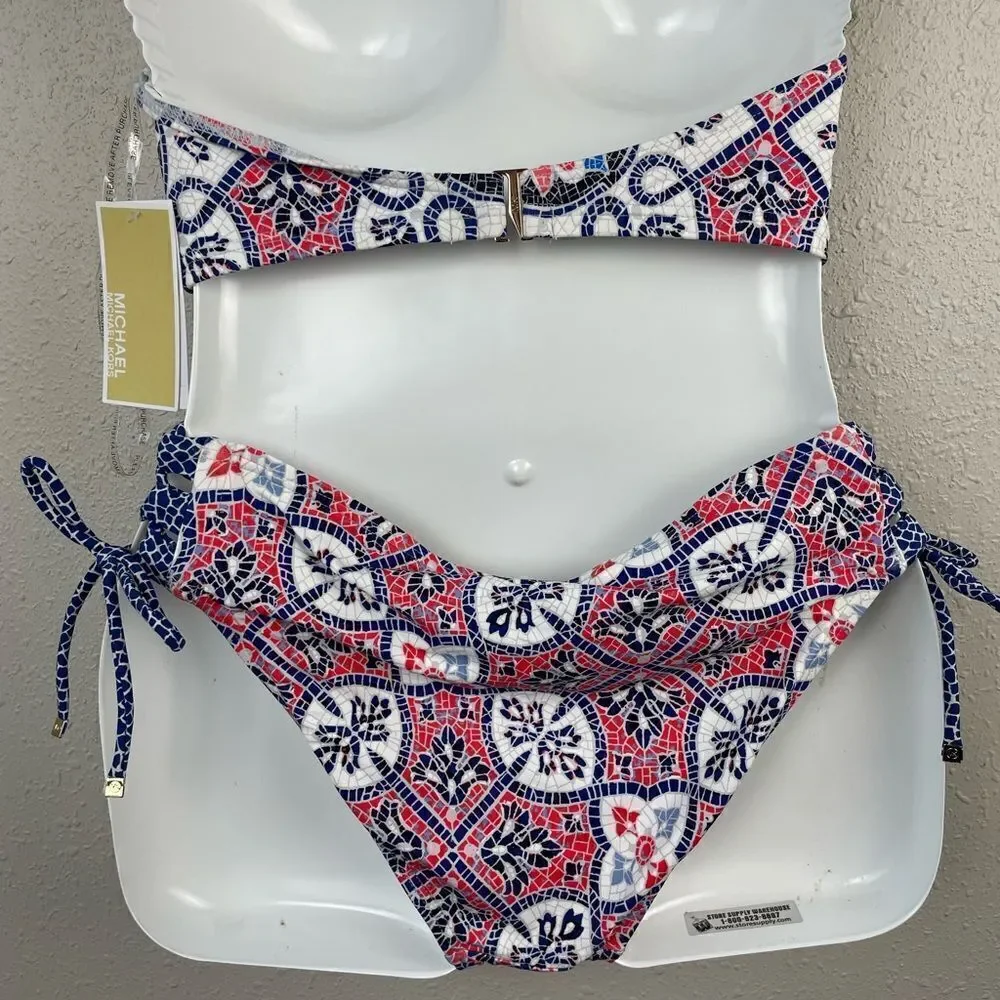 NWT MICHAEL Michael Kors Two-Piece Bikini Set Size M